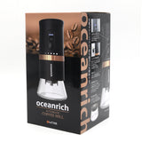 oceanrich 臼式自動コーヒーミル コードレス 粗さ5段階調整可能 ブラック G2 UQ-ORG2BL